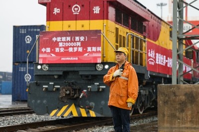 共建“一帶一路”經(jīng)貿(mào)合作在陜西結碩果 貨物進出口蓄動能注活力
